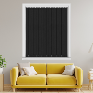 Feather Weave Chantilly Vertical Blinds With Headrail
