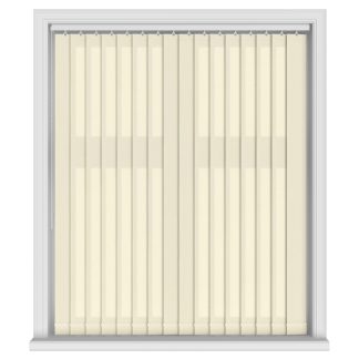 Cross Stitch Ivory Vertical Blinds With Headrail