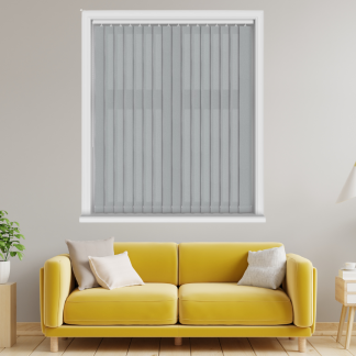 Unity Thunder Vertical Blinds With Headrail