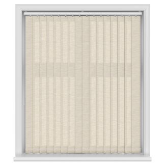 Altea Element Cream Vertical Blinds With Headrail