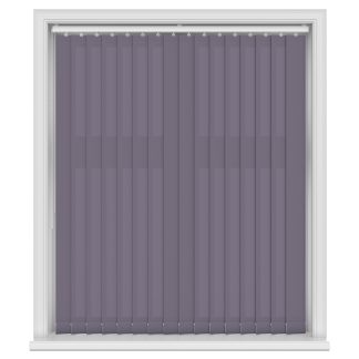 Arona Jewel Purple Vertical Blinds With Headrail