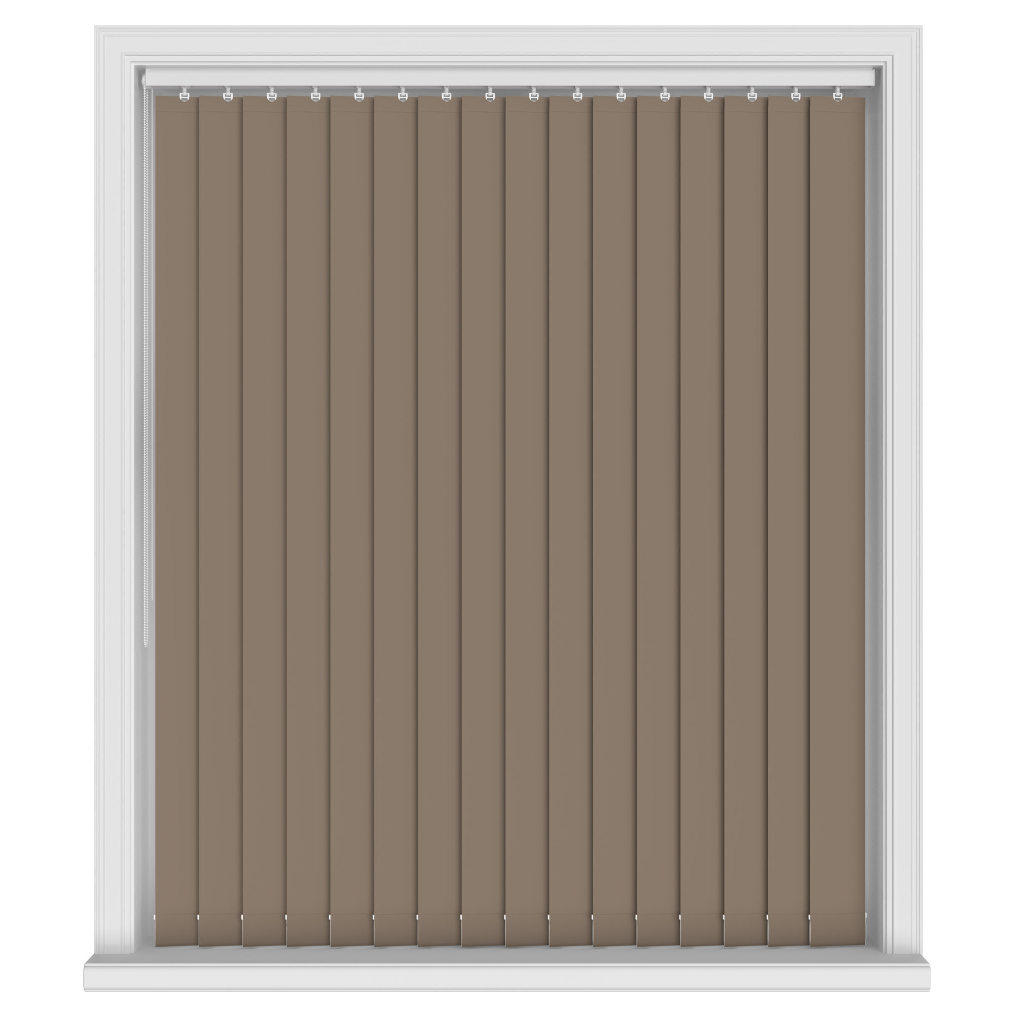 Bella Havana Vertical Blinds With Headrail - Image 4