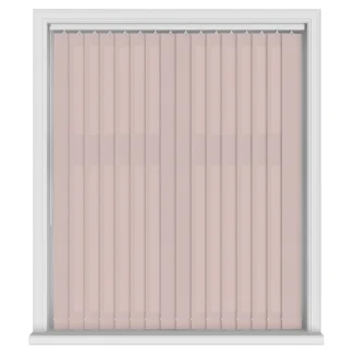 Bexley Peony Vertical Blinds With Headrail