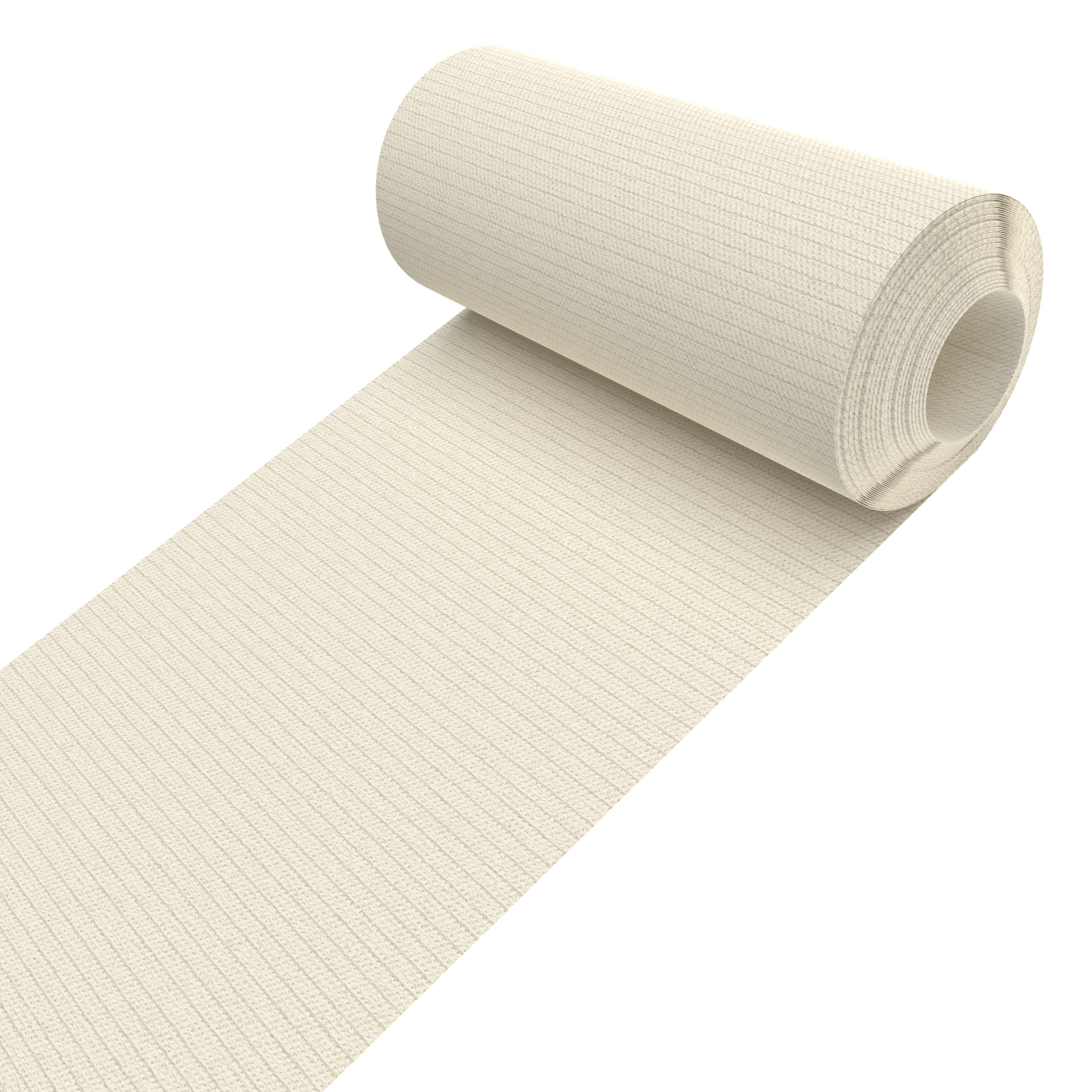 Ennis Cashmere Cream Vertical Blinds With Headrail - Image 4