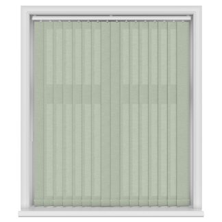 Hayden Fern Green Vertical Blinds With Headrail