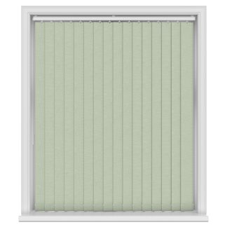 Hayworth Fern Green Vertical Blinds With Headrail