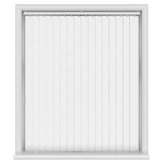 Hayworth Whisper White Vertical Blinds With Headrail