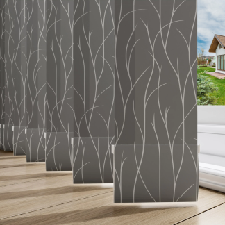 Sio Charcoal Grey/Silver Replacement Vertical Slats