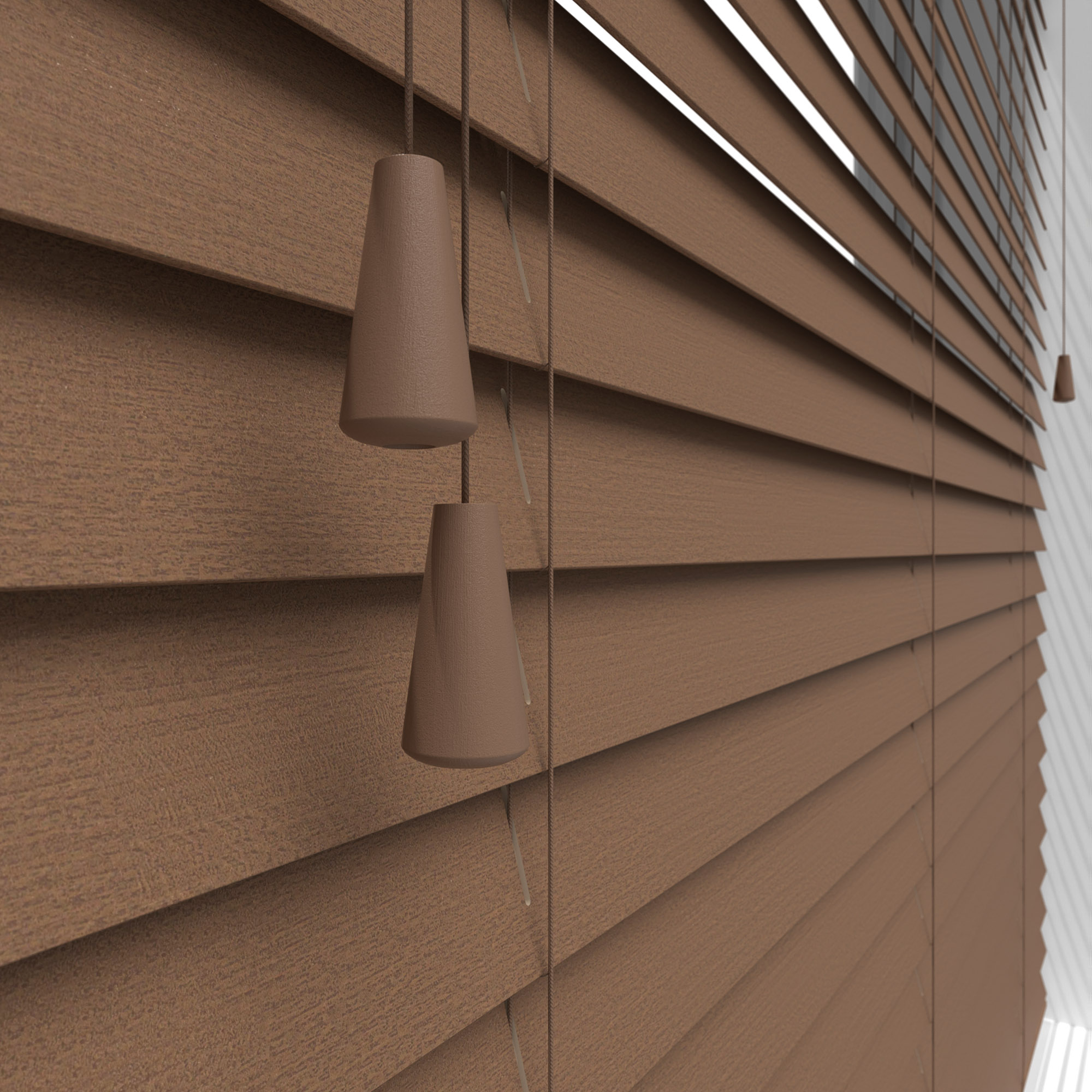 Bali Dark Wood Brown Real Wood - Image 5