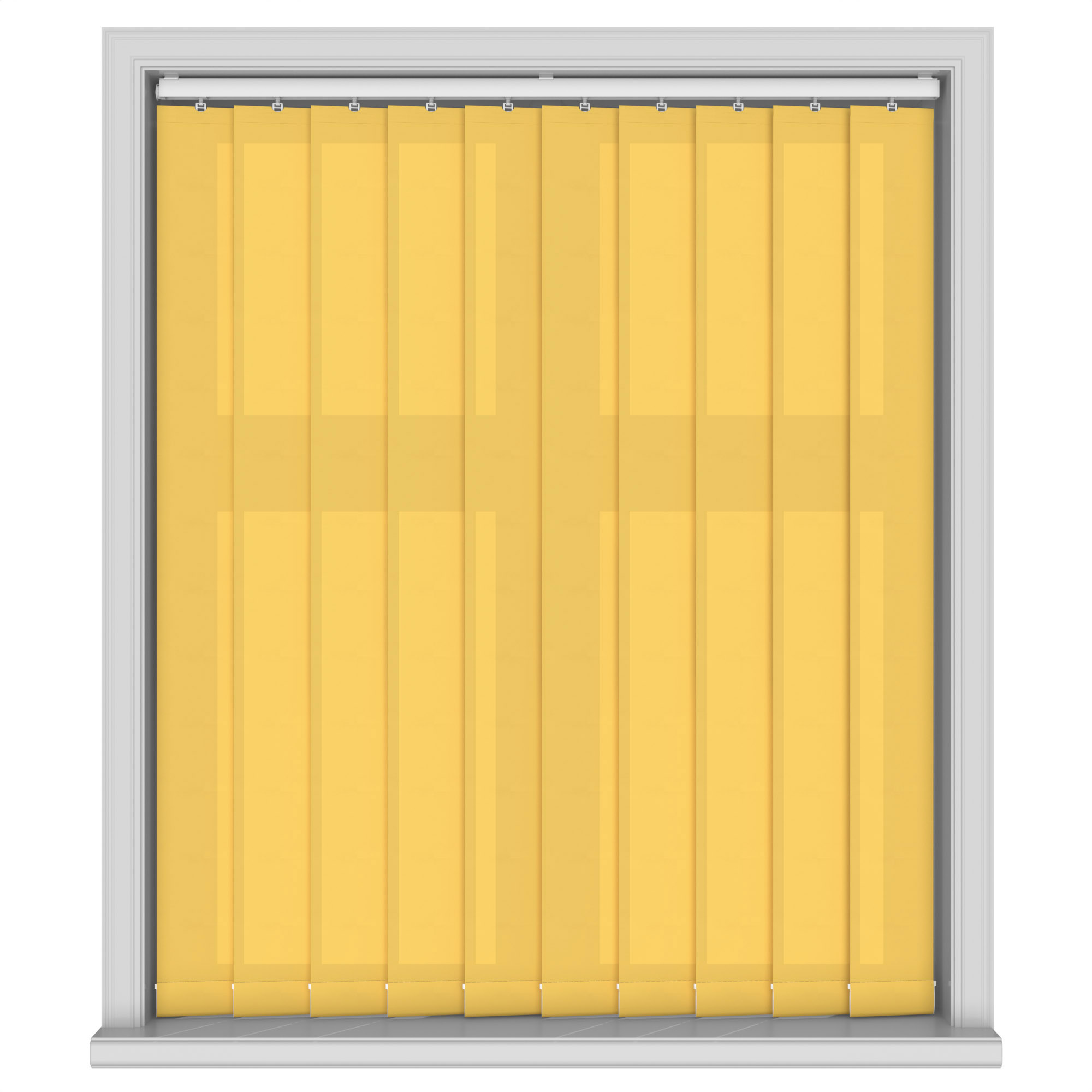Carnival Ochre Yellow Replacement Vertical Slats 127mm - Image 2