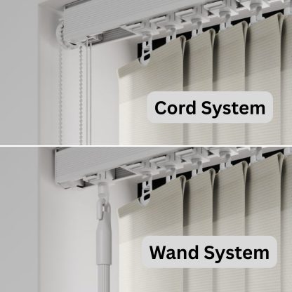Vertical Blinds HeadRail Slimline 3.5" 89mm