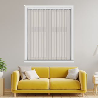 Carnival Luna Vertical Blinds 127mm With Headrail