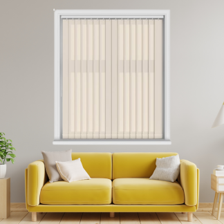 Carnival Papaya Vertical Blinds 127mm With Headrail