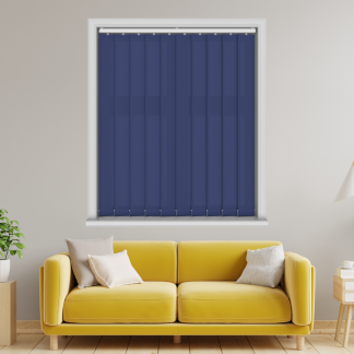 Carnival Sapphire Vertical Blinds 127mm With Headrail