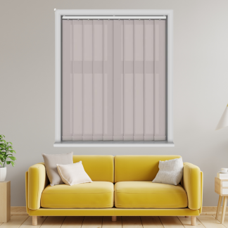 Carnival Taupe Vertical Blinds 127mm With Headrail