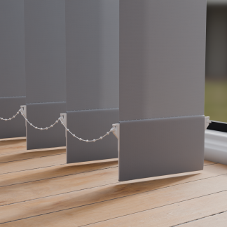 Arona Ash Grey/Silver Replacement Vertical Slats