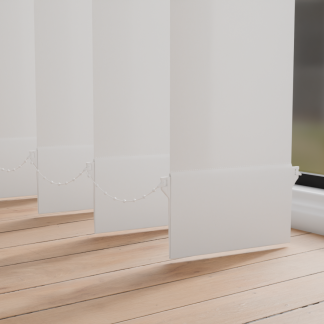 Carnival Blackout China White Replacement Vertical Slats