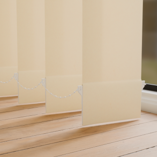 Carnival Blackout Ivory Replacement Vertical Slats
