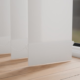 Carnival China White Replacement Vertical Slats 127mm