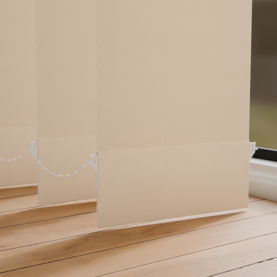 Ex-Lite Cream Replacement Vertical Slats 127mm