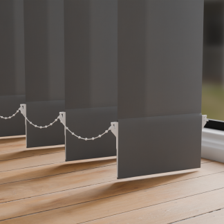 Splash Rock Grey/Silver Replacement Vertical Slats