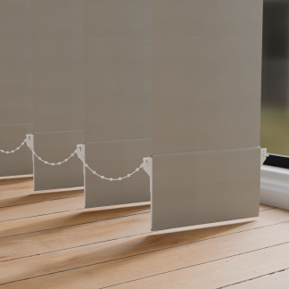 Unilux Granite Grey/Silver Replacement Vertical Slats