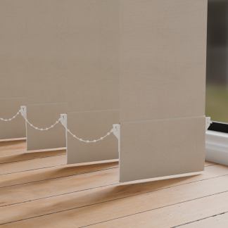 Metz Ivory Cream Replacement Vertical Slats
