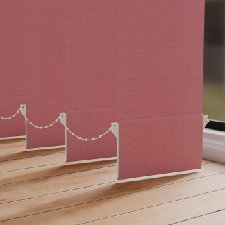 Bella Arcadia Pink Replacement Vertical Slats