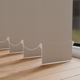 Bella Taupe Brown Replacement Vertical Slats