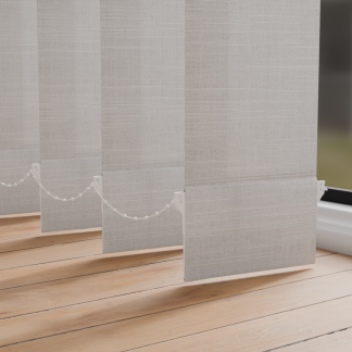Hayden Mist Grey/Silver Replacement Vertical Slats