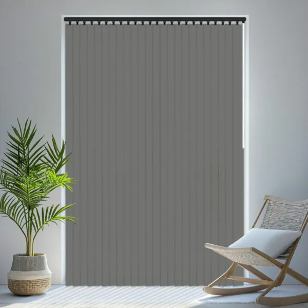 Carnival Blackout Shadow Vertical Blinds With Headrail