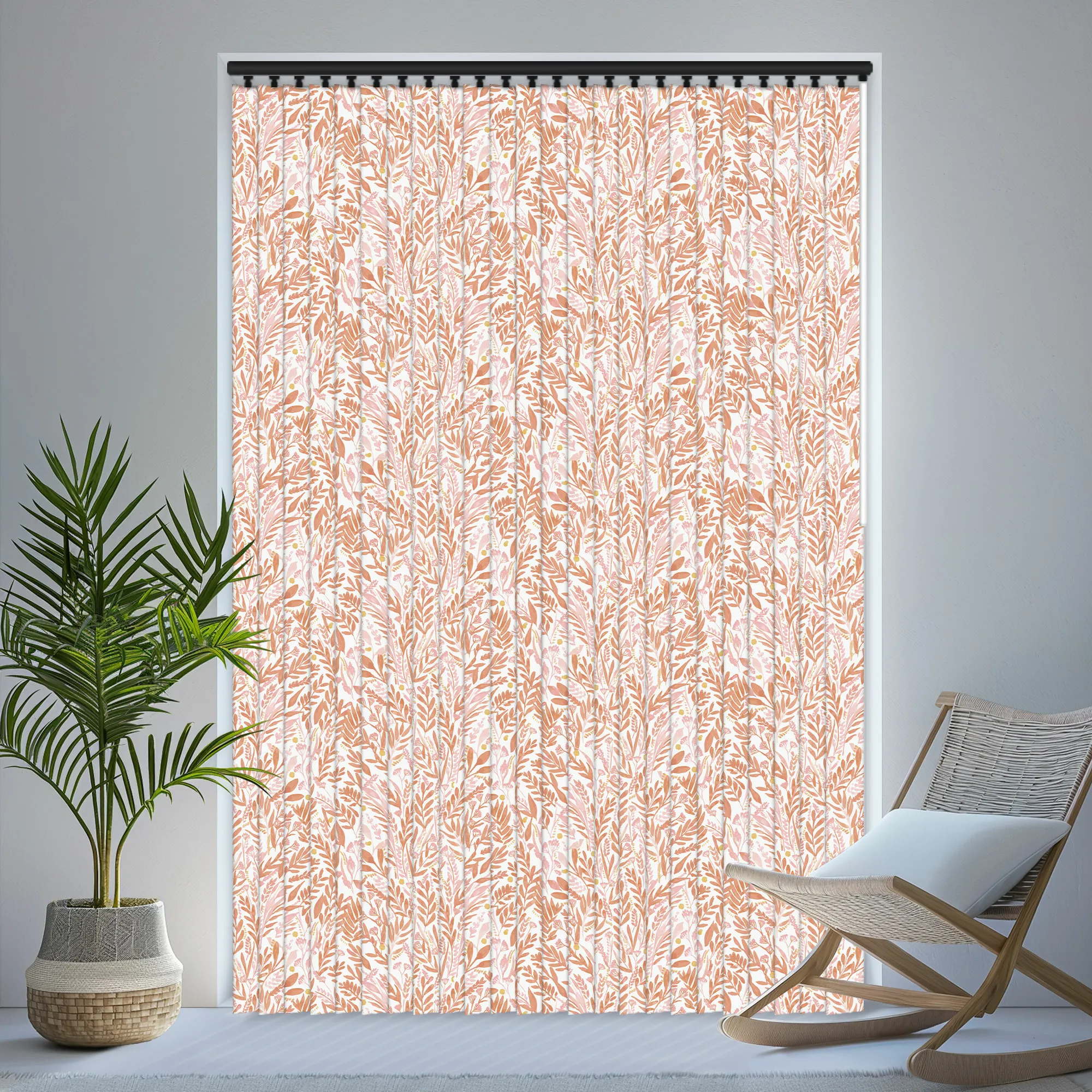 Petal Terracotta Blush Blackout Replacement Vertical Slats