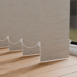 Plaza Steel Grey/Silver Replacement Vertical Slats